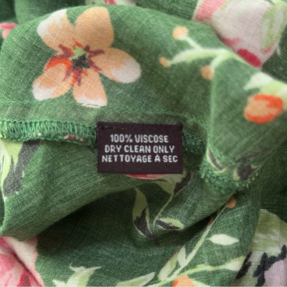Tolani Green Floral Blouse - Picture 5 of 6